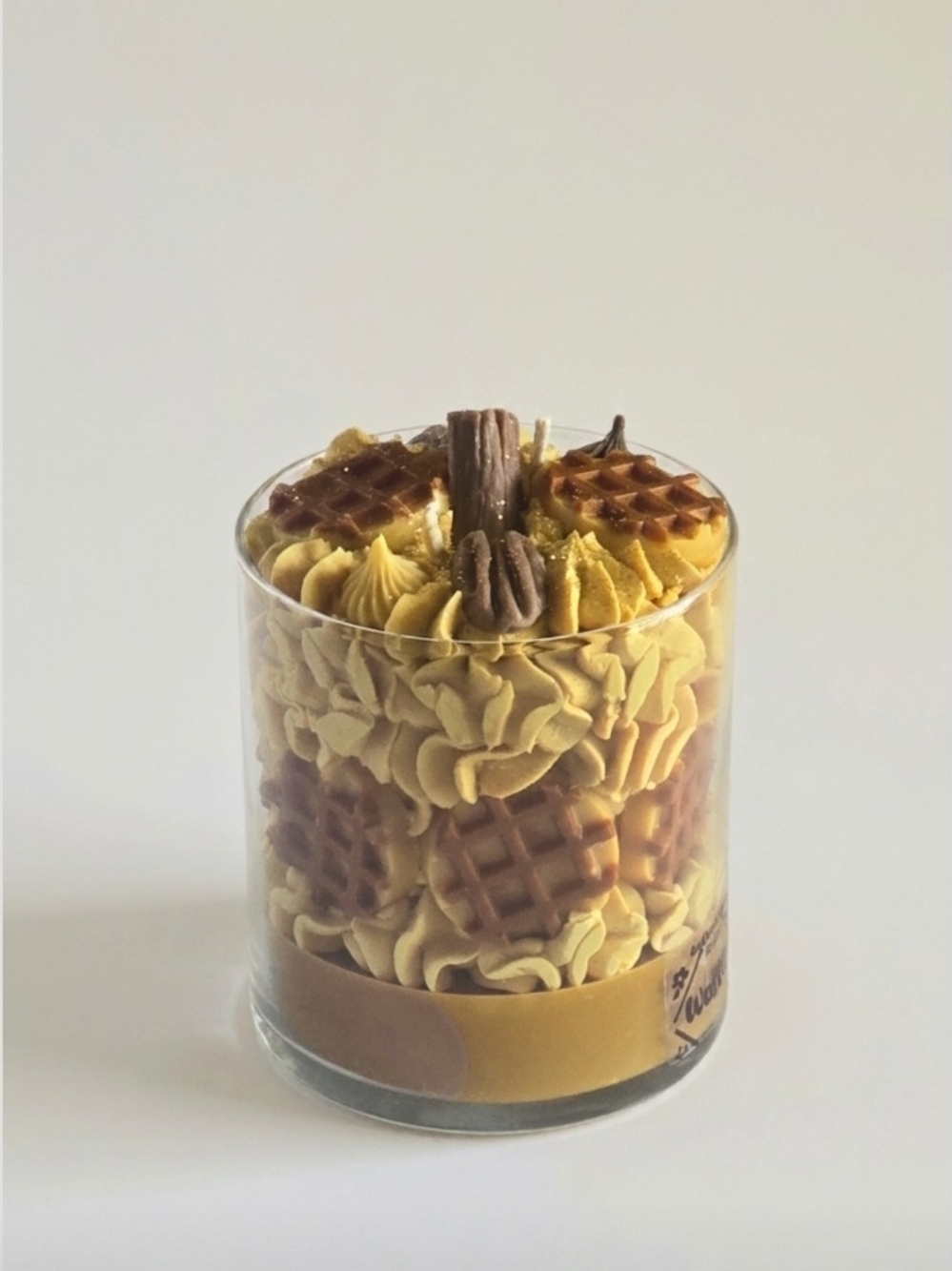 Waffle Candle - Picture 3 of 5